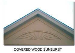 picture of a covered wood feature
